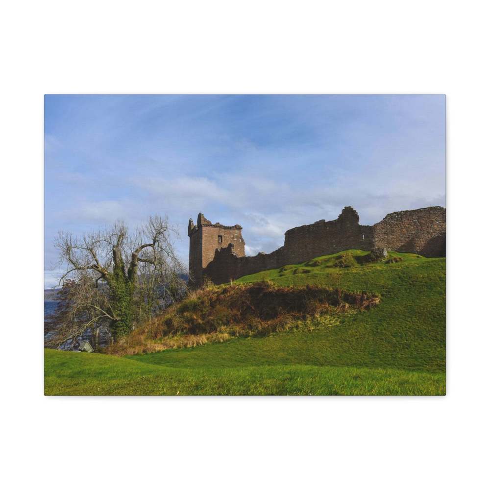 Ruins of Urquhart Scotland Nature Wilderness Photography Canvas Wall Art for Hom - Picture 1 of 2